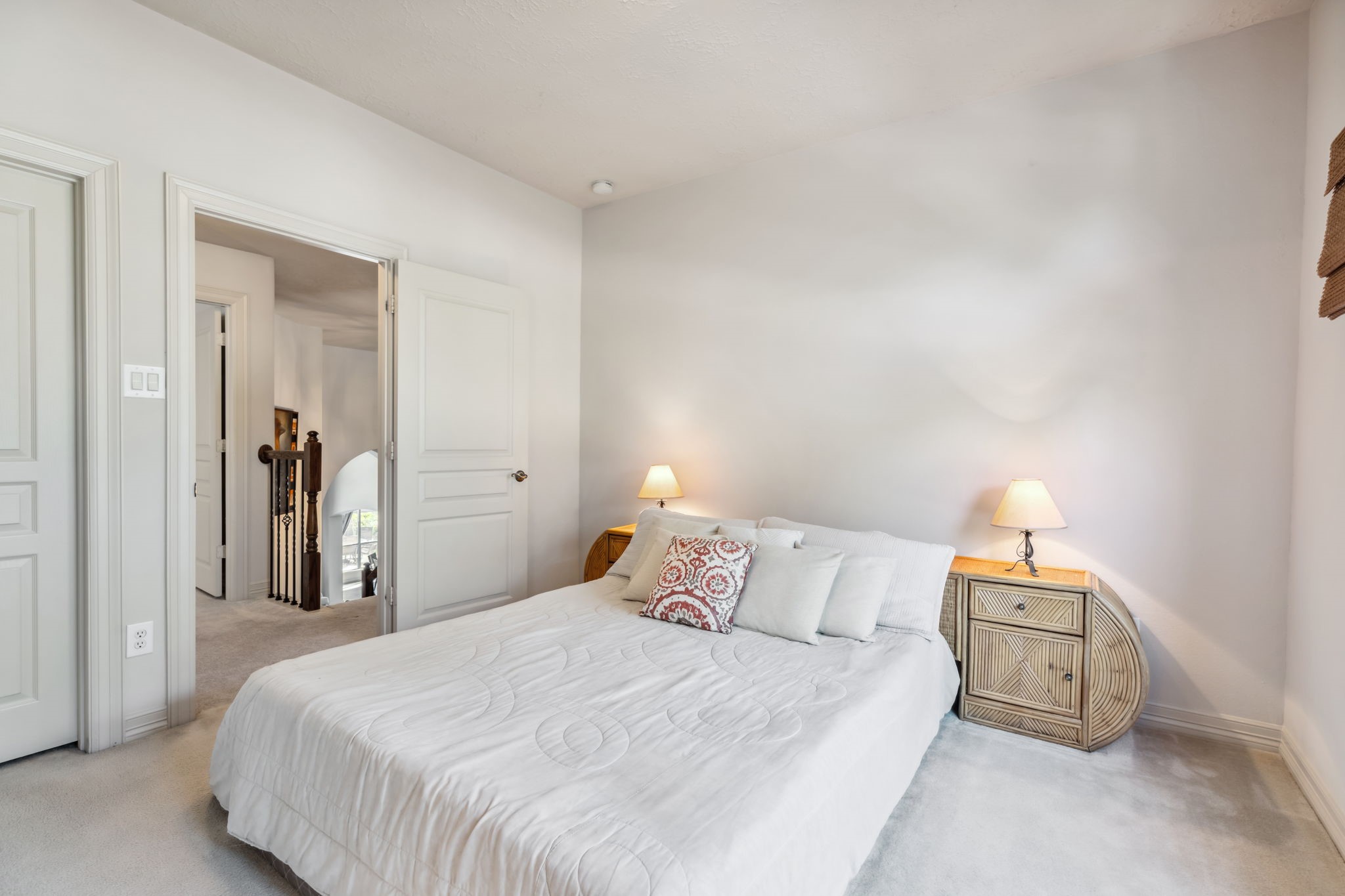 8411 Middle Canyon Road Katy, TX 77494 - Photo 44 of 49 a bedroom with a bed and a night stand