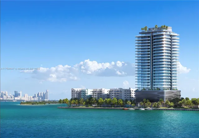 a view of a city with tall buildings in the background