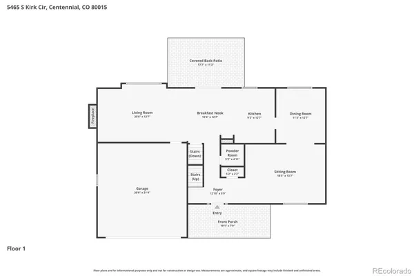 $635,000 | 5465 South Kirk Circle, Centennial, CO 80015