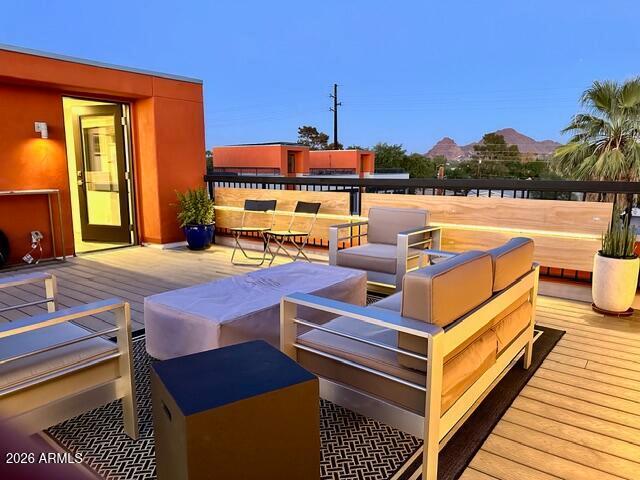 4416 North 27th Way Phoenix, AZ 85016 - Photo 36 of 46 a view of a balcony with outdoor seating