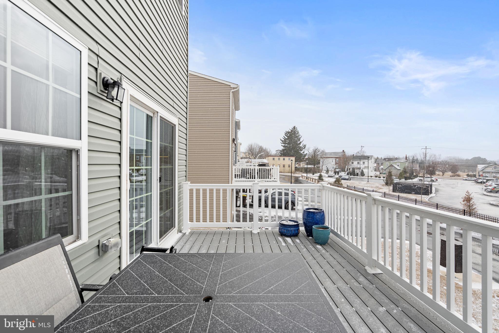 120 Bishop Way Dublin, PA 18917 - Photo 24 of 31 a view of a balcony with wooden floor