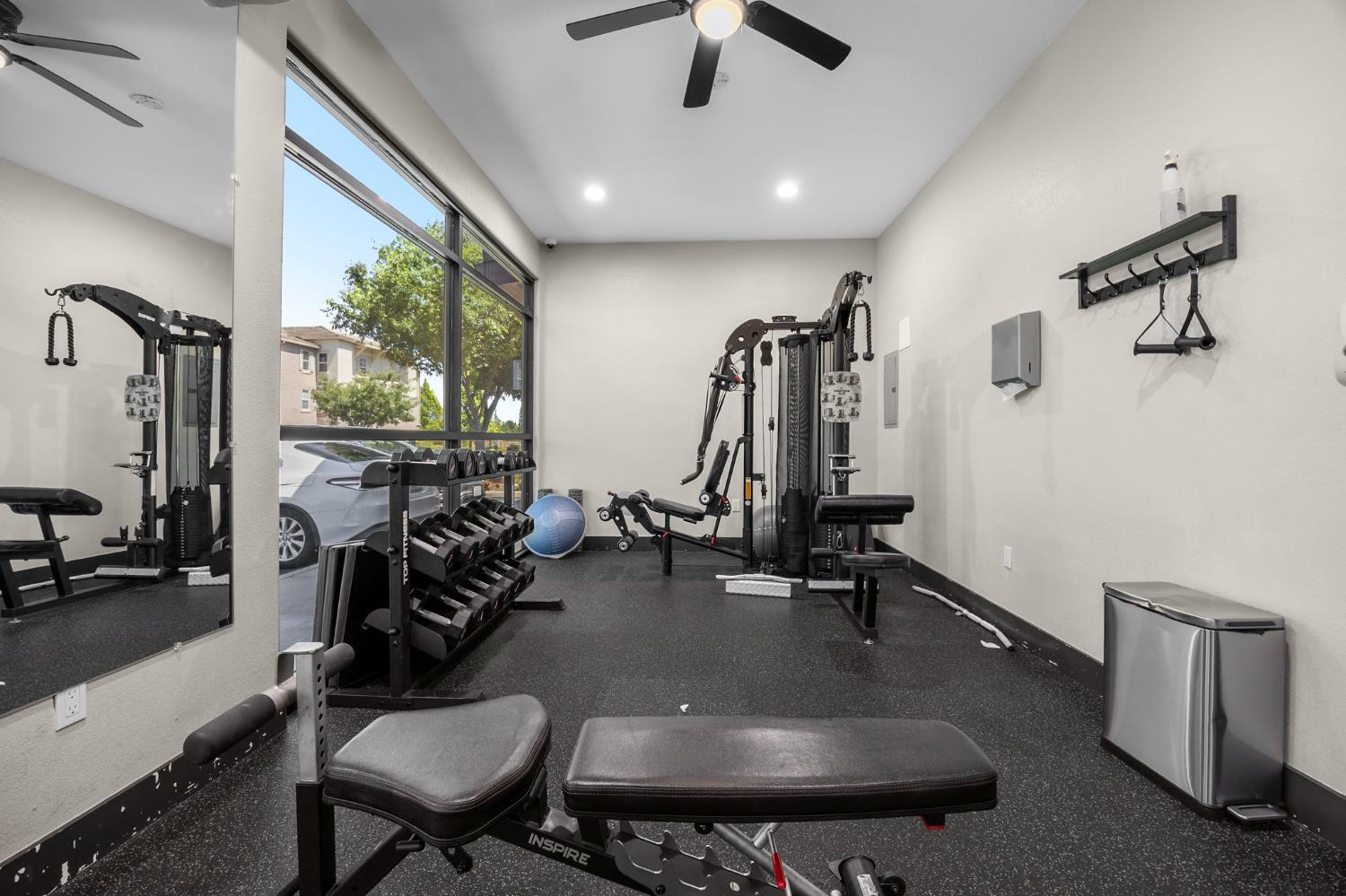1251 Whitney Ranch Parkway, Unit 1212 Rocklin, CA 95765 - Photo 27 of 30 a view of a room with gym equipment