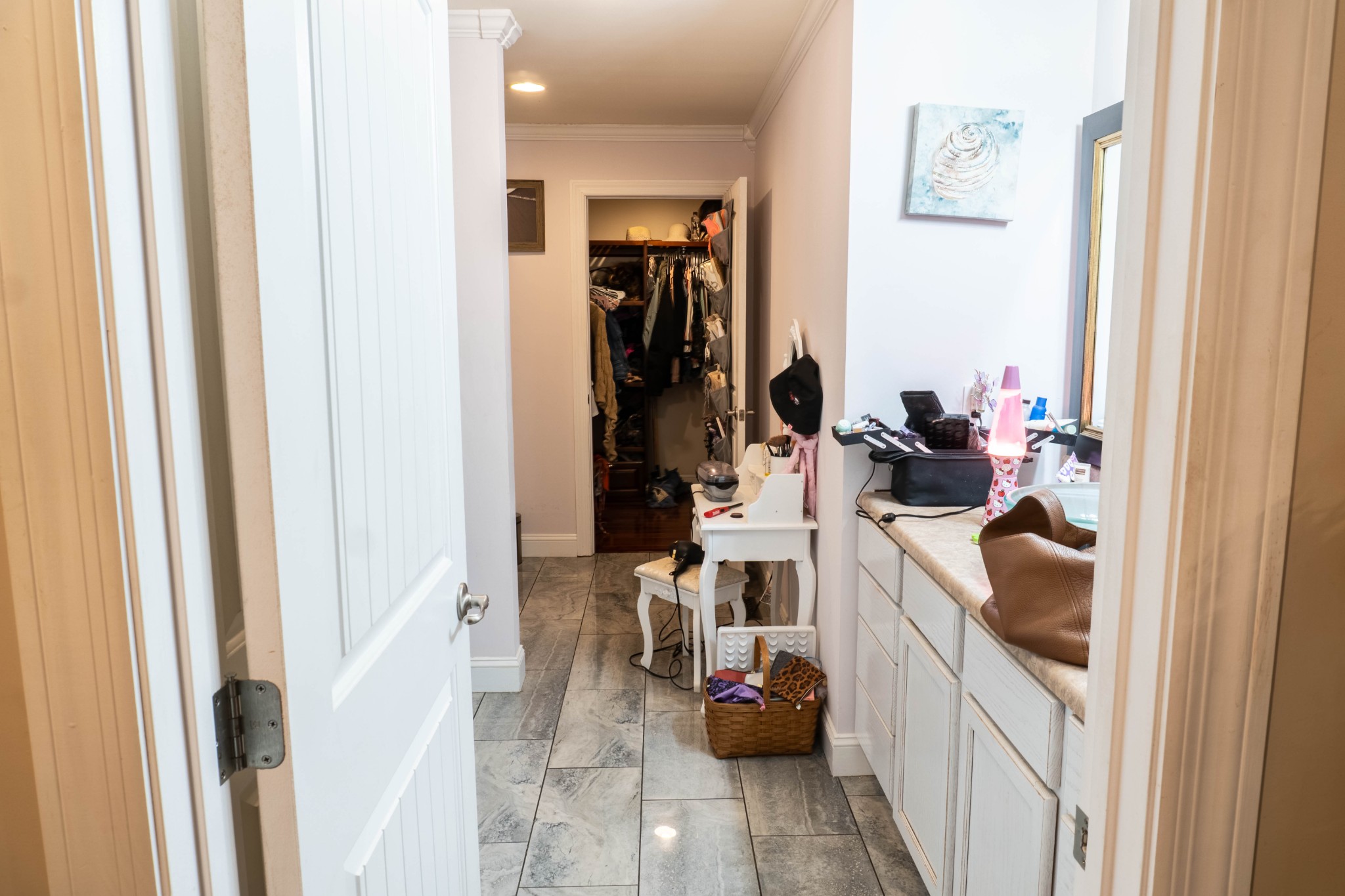 979 State Line Road Five Points, TN 38457 - Photo 17 of 23 a view of walk in closet with clothes and shoes