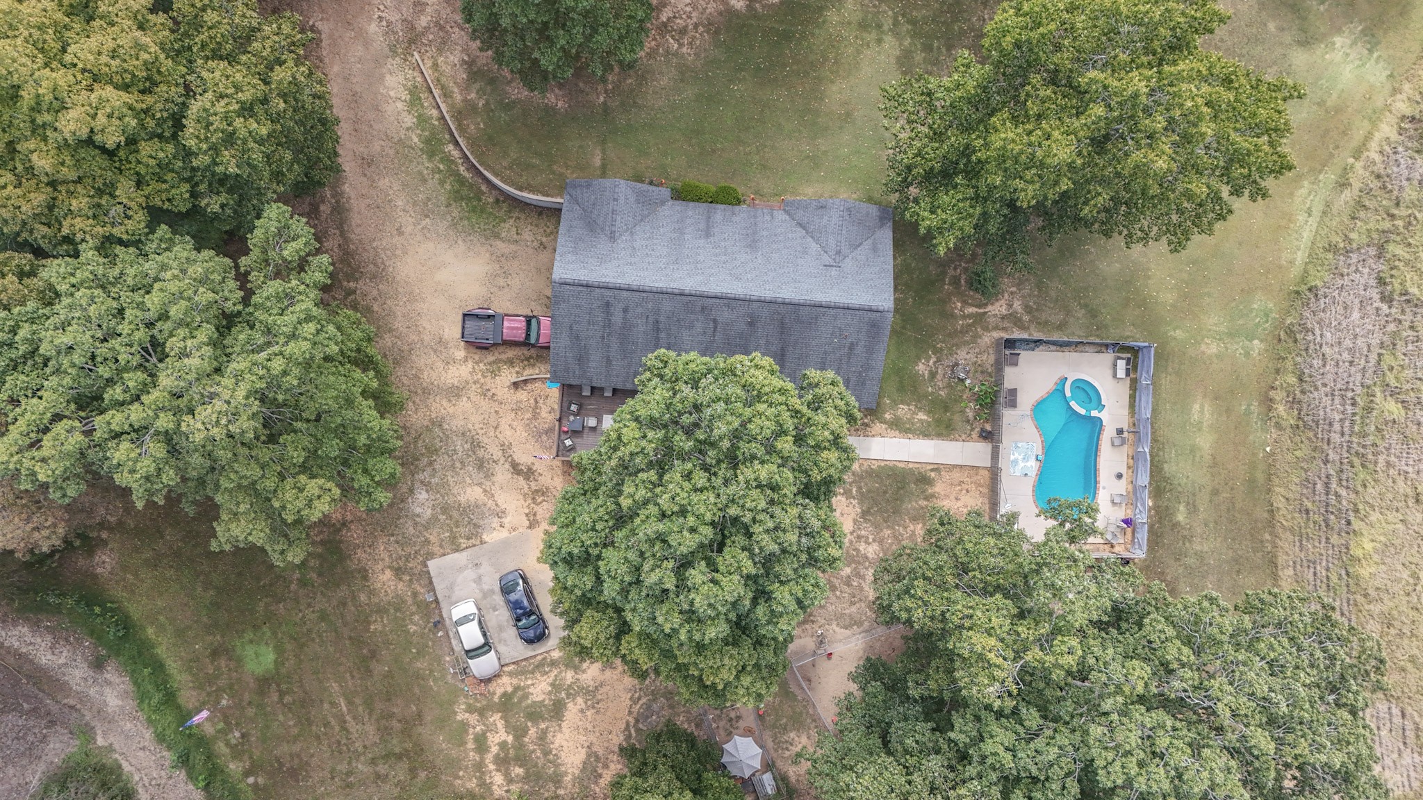 979 State Line Road Five Points, TN 38457 - Photo 10 of 23 an aerial view of a house with a yard