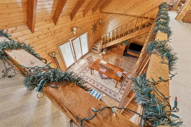 a view of a hardwood area