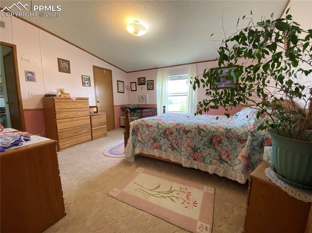 3955 South Meridian Road Colorado Springs, CO 80929 - Photo 12 of 39 a bedroom with a bed and a couch