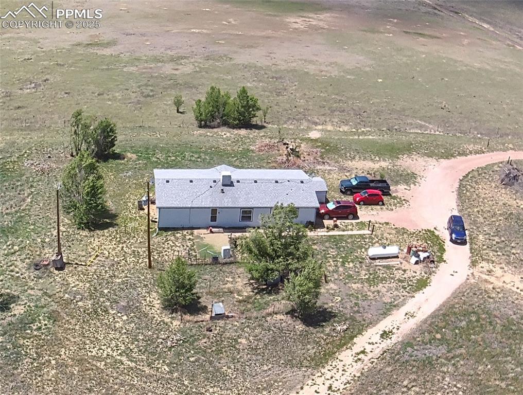 3955 South Meridian Road Colorado Springs, CO 80929 - Photo 24 of 39 an aerial view of residential house with outdoor space