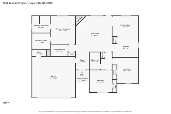 $2,145 | 3352 Summit Creek Lane, Loganville, GA 30052