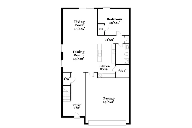 a picture of a floor plan