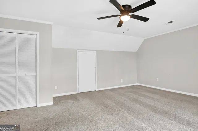 a view of a yard with trees