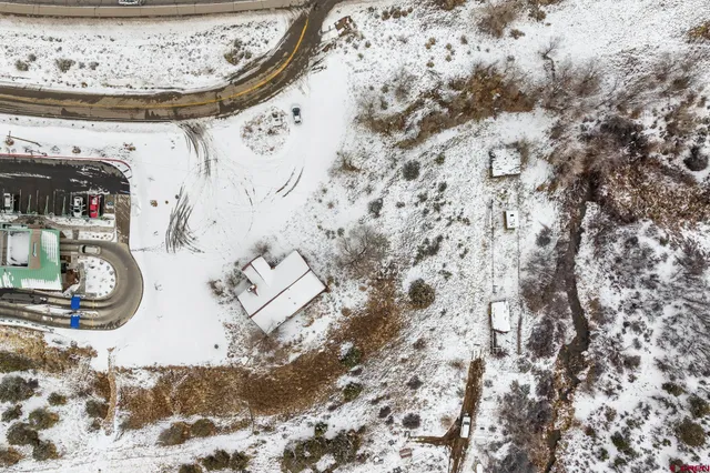 an aerial view of city