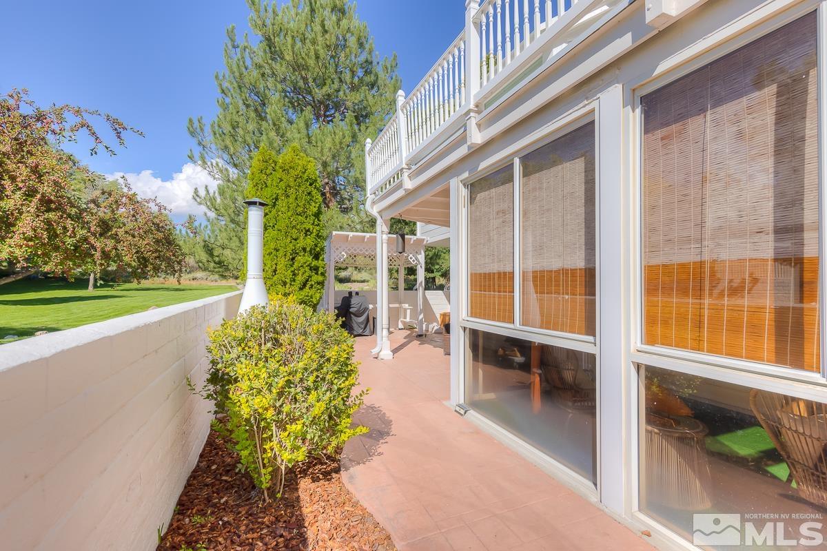 858 Lighthouse Court Reno, NV 89511 - Photo 35 of 39 a view of a porch with a garden