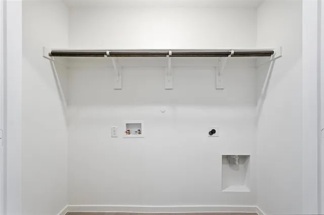 a close up view of racks on the wall