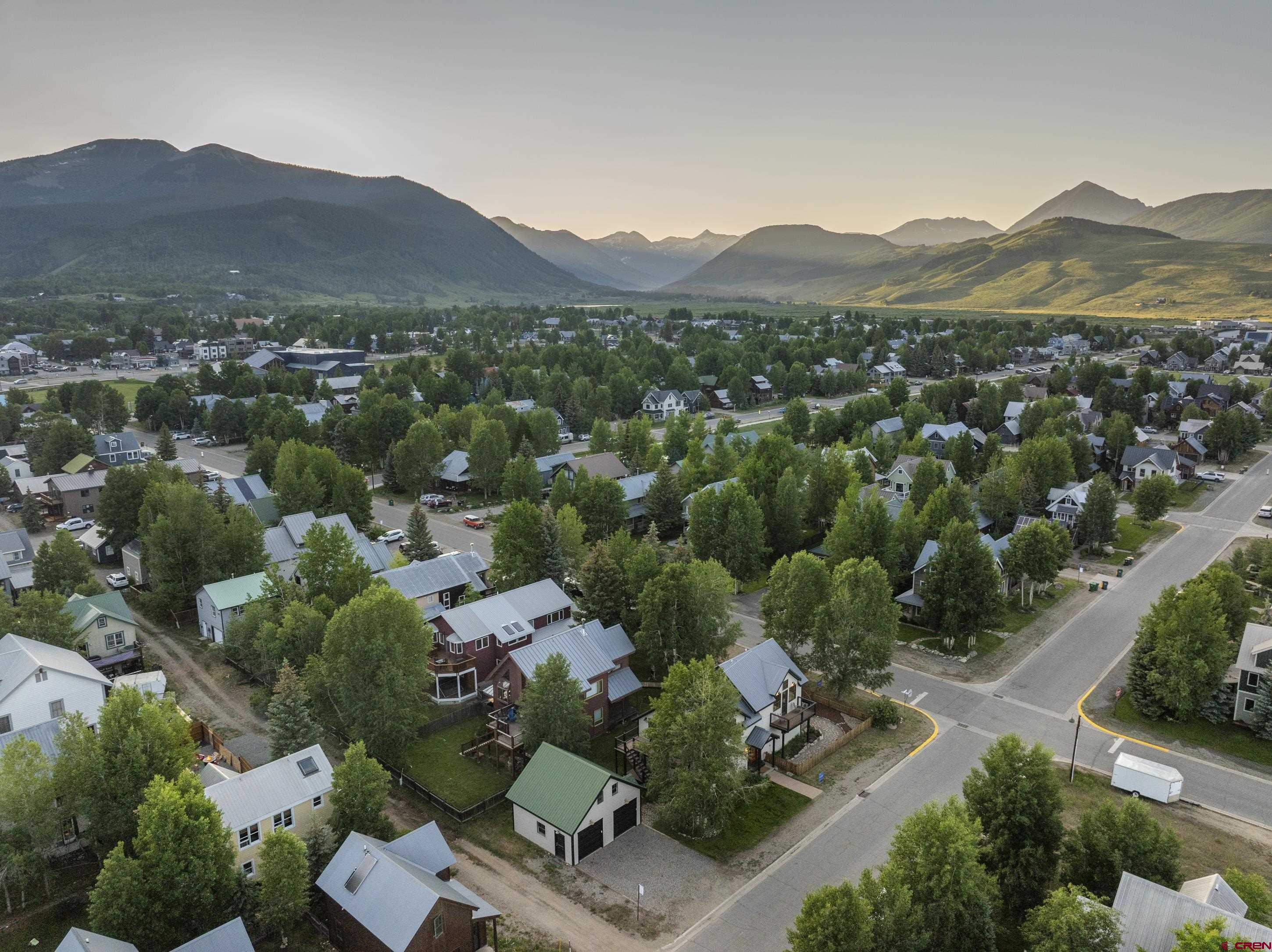 705 9th Street Crested Butte, CO 81224 - Photo 13 of 44 an aerial view of multiple house