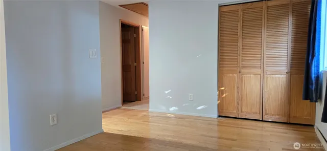 a view of livingroom with hallway