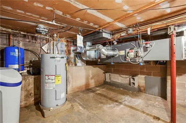 a view of a storage room