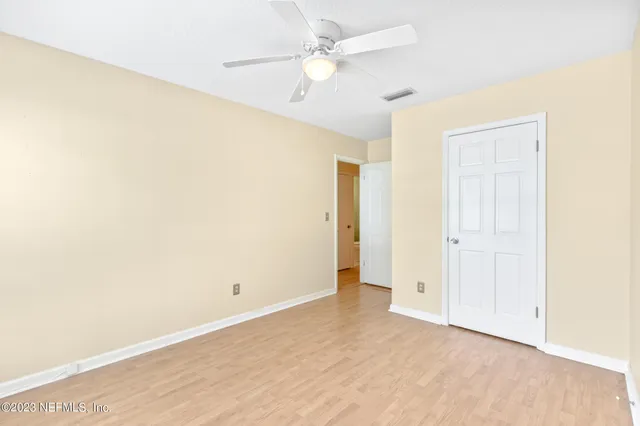 a view of an empty room