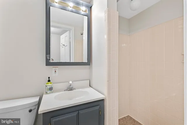 a bathroom with a sink and a toilet