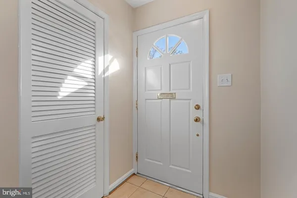 a view of a door in a house