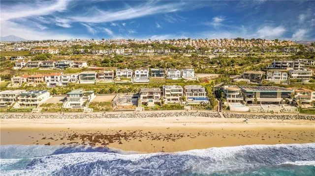 a view of a ocean with beach