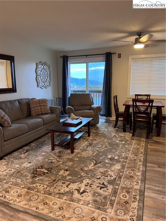301 Pinnacle Inn Road, Unit 4116 Beech Mountain, NC 28604 - Photo 5 of 16 a living room with furniture and a window