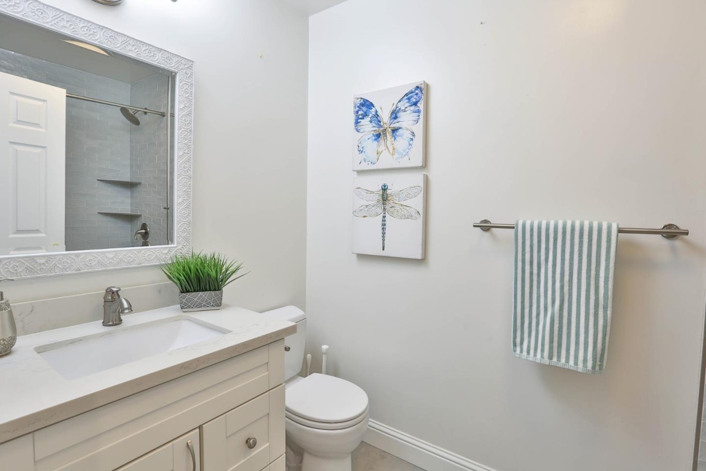 263 Bieber Drive San Jose, CA 95123 - Photo 12 of 26 a bathroom with a sink toilet and a mirror