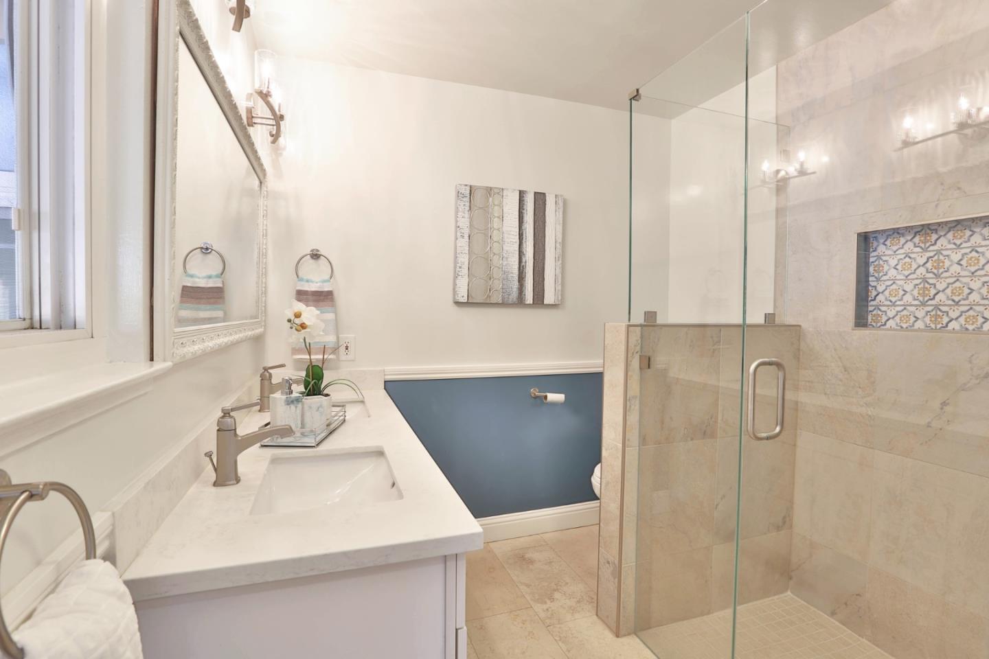 263 Bieber Drive San Jose, CA 95123 - Photo 17 of 26 a bathroom with a sink and a mirror