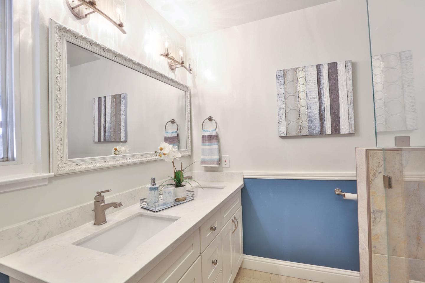 263 Bieber Drive San Jose, CA 95123 - Photo 19 of 26 a bathroom with a sink and a mirror