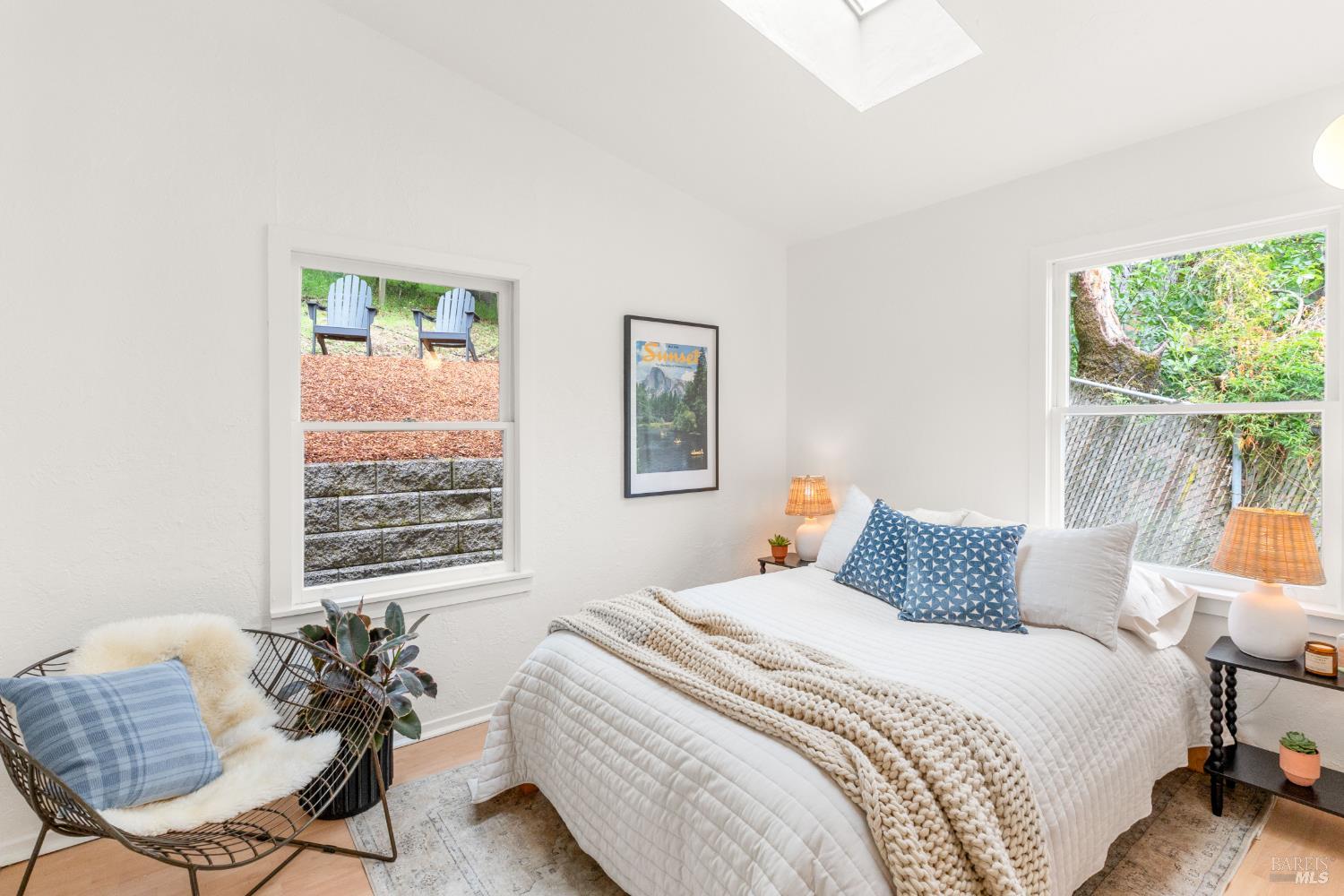 206 Bolinas Road Fairfax, CA 94930 - Photo 17 of 43 Bedroom 1 in upstairs two bedroom unit.