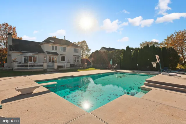 a view of outdoor space yard and swimming pool