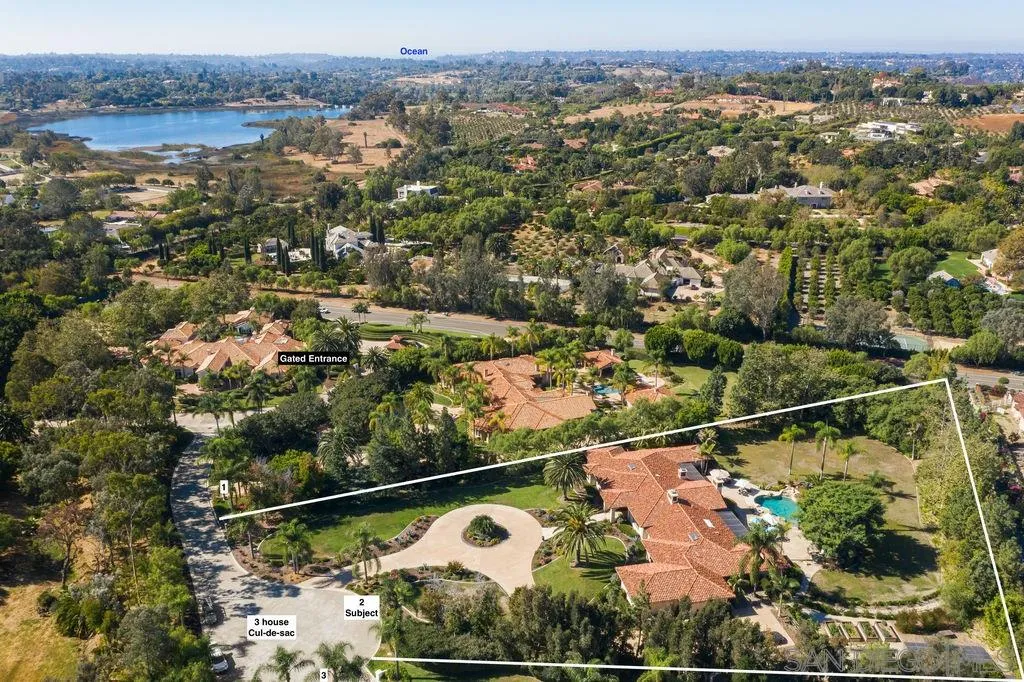 18072 Rancho La Cima Corte Rancho Santa Fe, CA 92067 - Photo 4 of 32 an aerial view of swimming pool