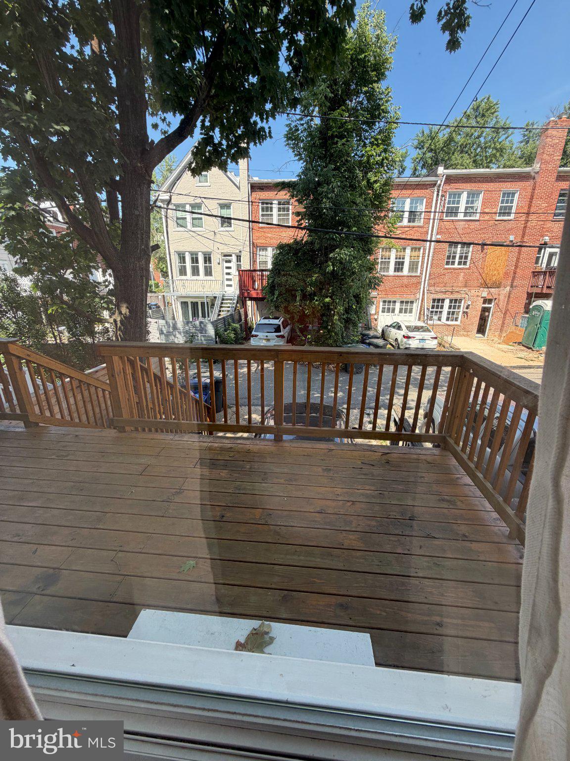 2410 39th Street Northwest Washington, DC 20007 - Photo 2 of 2 Sunny deck with urban views.