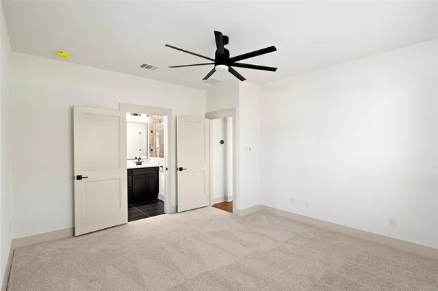 a view of empty room