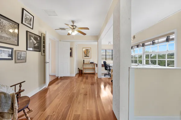 a view of a house with a street