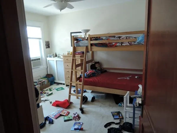 a room with storage and utility