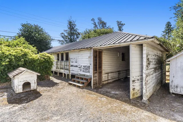 a view of a city with mountains in the background