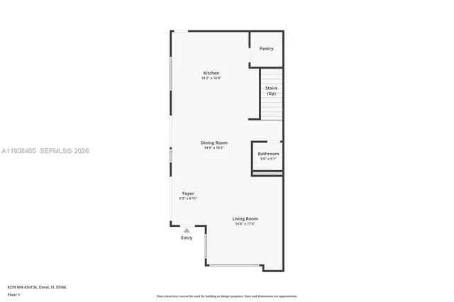 $1,175,000 | 8279 Northwest 43rd Street, Doral, FL 33166