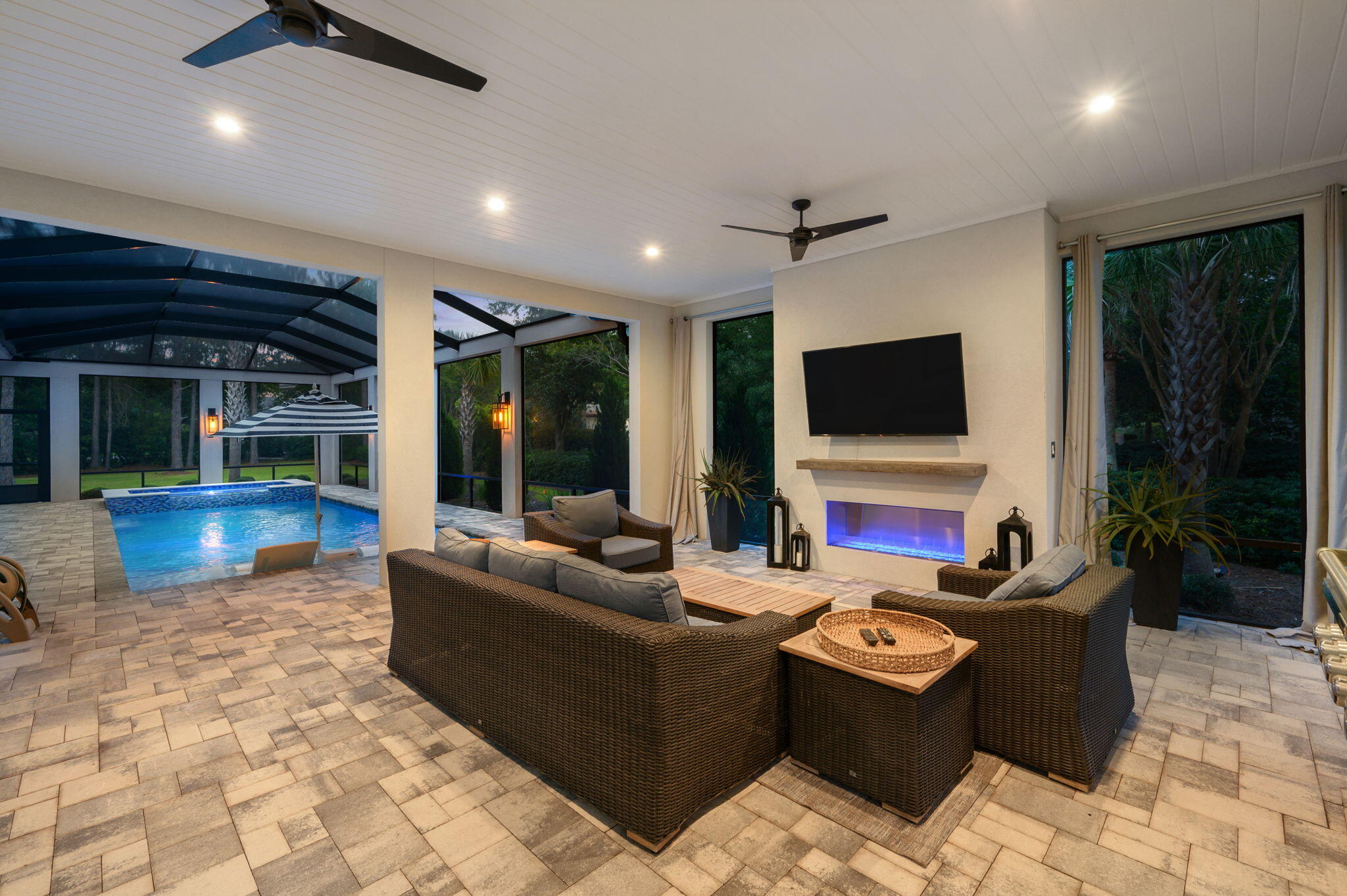 3278 Burnt Pine Circle Miramar Beach, FL 32550 - Photo 12 of 100 a living room with furniture and a flat screen tv