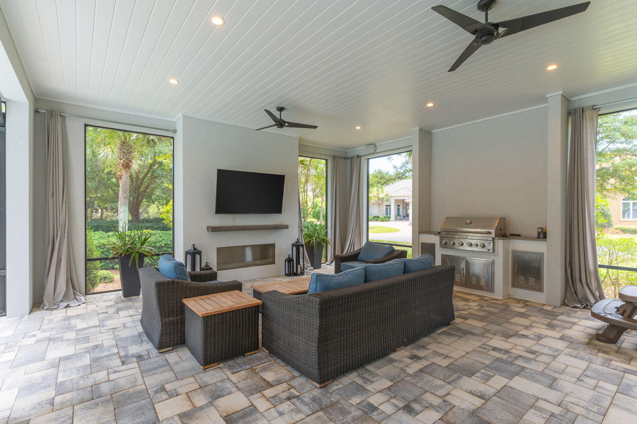3278 Burnt Pine Circle Miramar Beach, FL 32550 - Photo 21 of 100 a living room with furniture and a flat screen tv