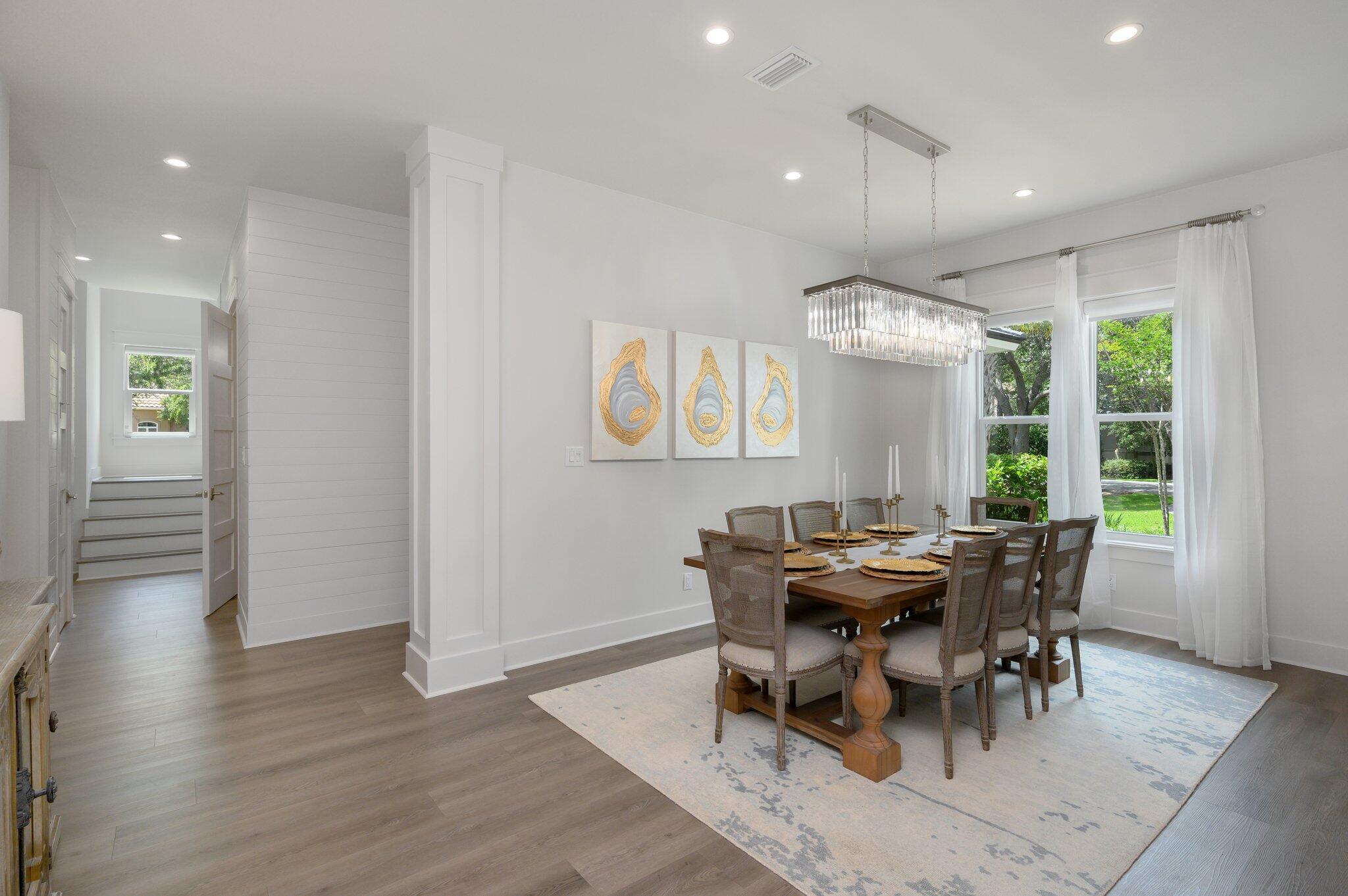 3278 Burnt Pine Circle Miramar Beach, FL 32550 - Photo 31 of 100 a view of a dining room with furniture window and wooden floor