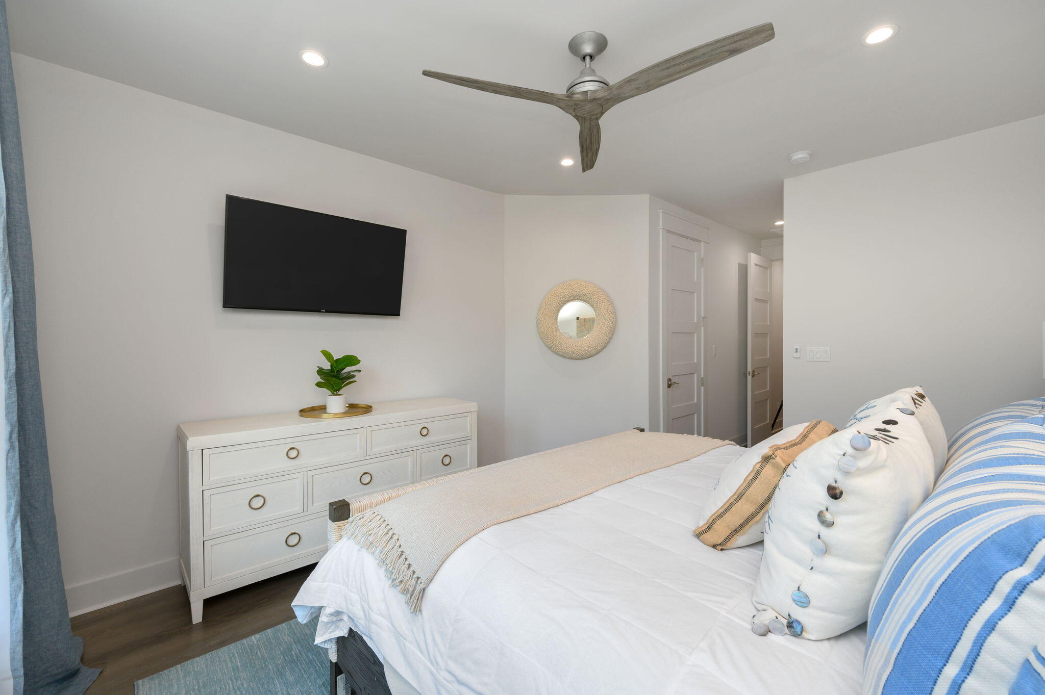 3278 Burnt Pine Circle Miramar Beach, FL 32550 - Photo 81 of 100 a bedroom with a bed and a flat screen tv