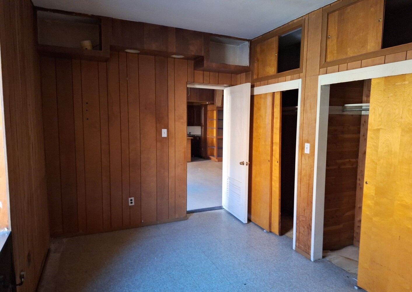 200 West 139th Street Manhattan, NY 10030 - Photo 5 of 24 a view of a room with wooden walls