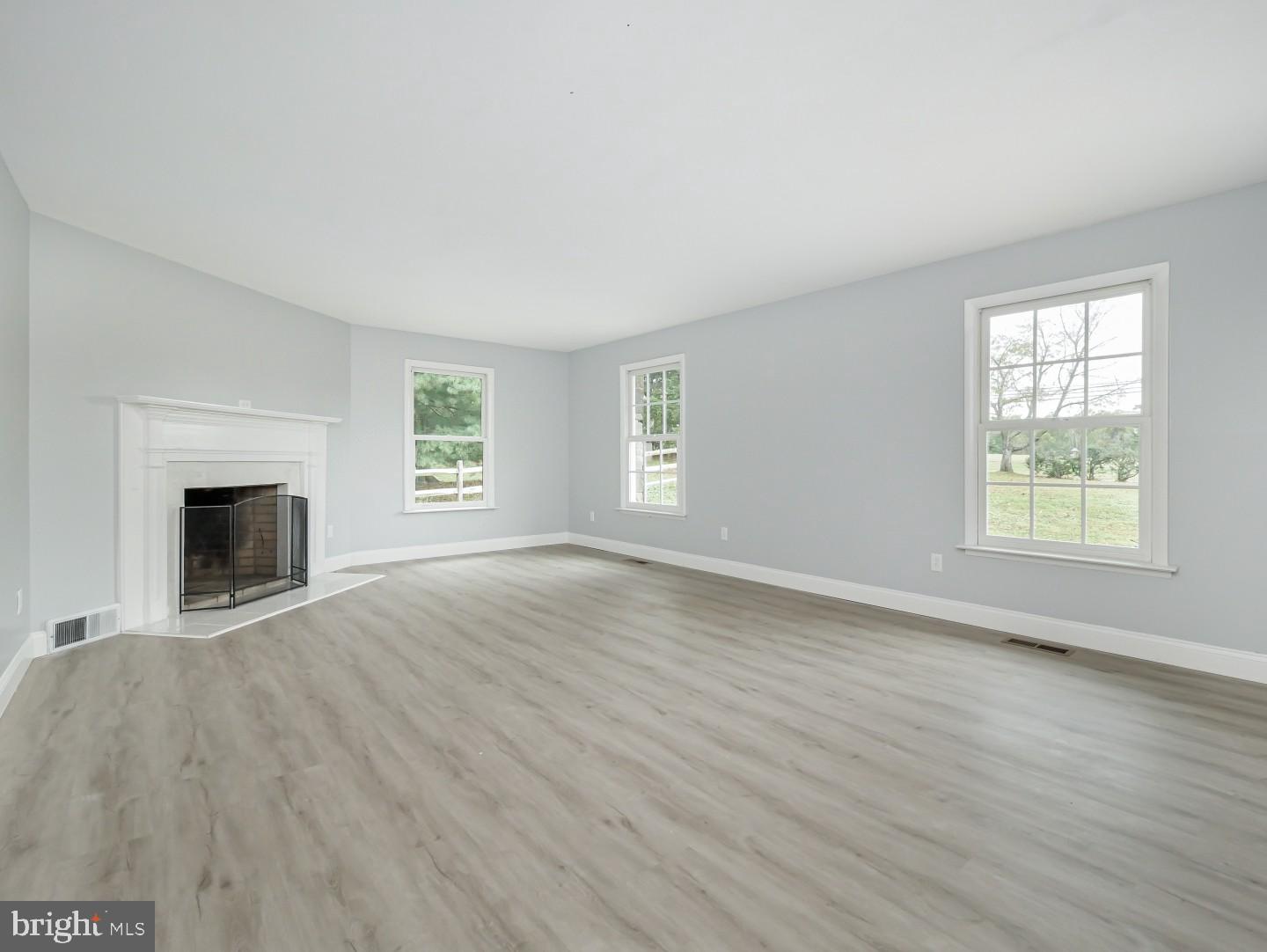1001 Edgewood Road Yardley, PA 19067 - Photo 10 of 35 Living Room, Wood Fireplace