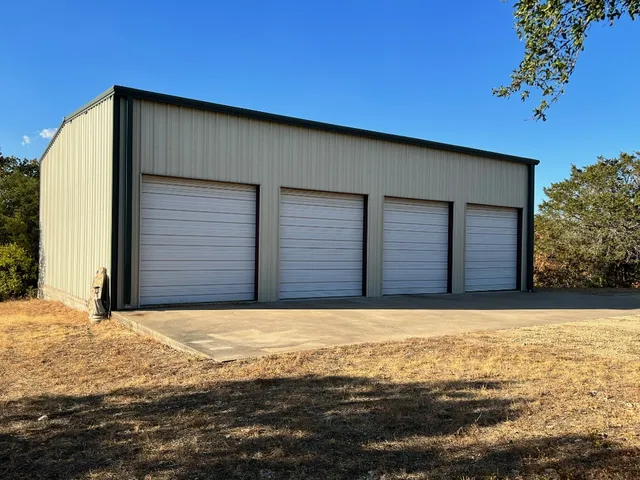 a backyard of a house