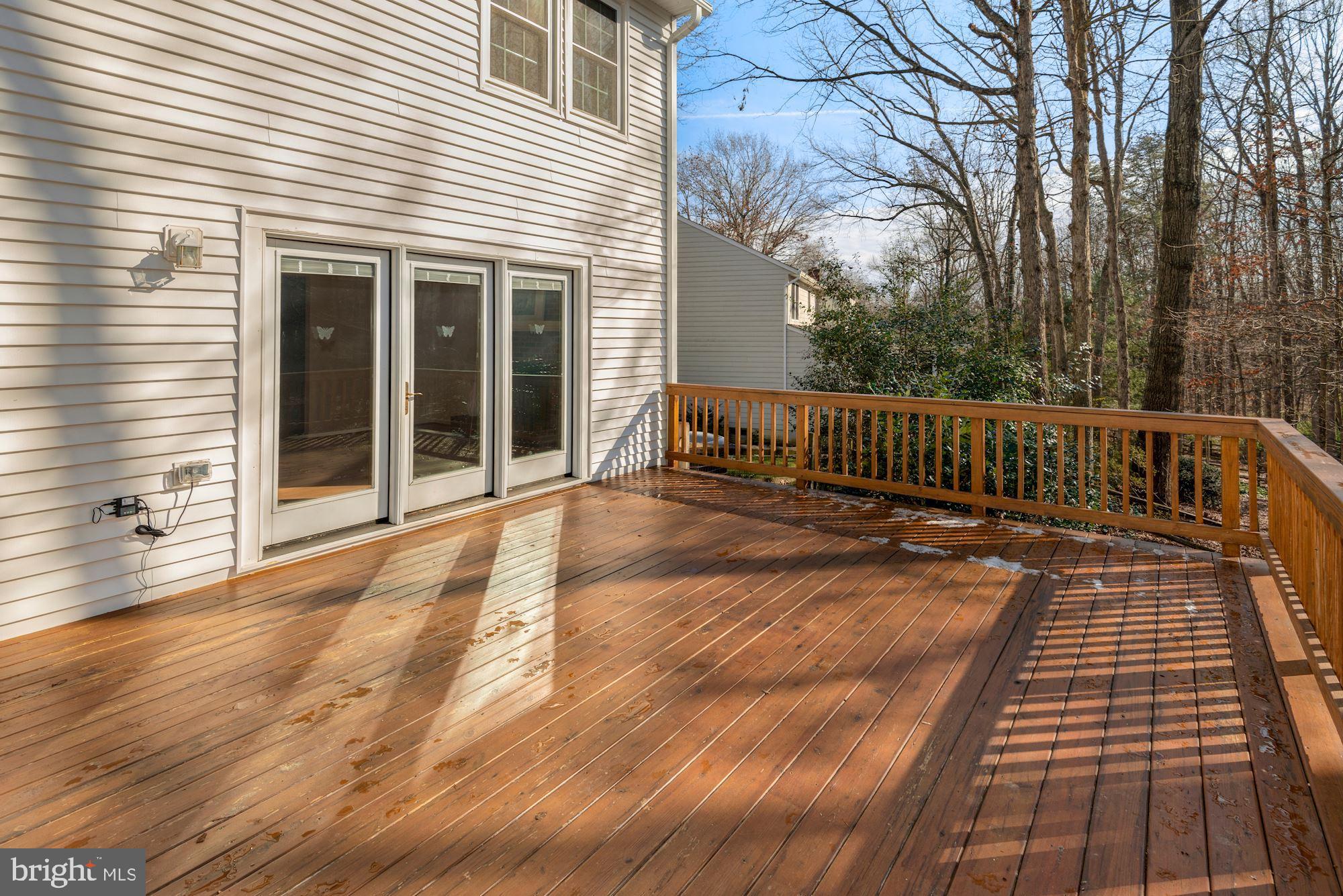 1940 Barton Hill Road Reston, VA 20191 - Photo 33 of 38 Huge back deck off of family room