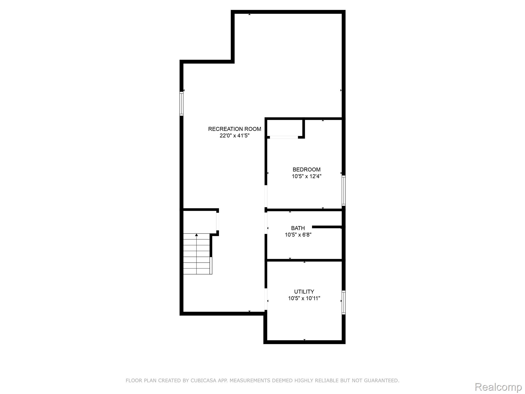 1555 Ruffner Avenue Birmingham, MI 48009 - Photo 48 of 48 Basement Floor Plan