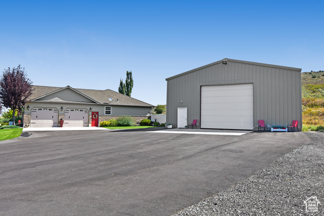 1500 Fish Creek Road Bancroft, ID 83217 - Photo 41 of 45 View of detached garage