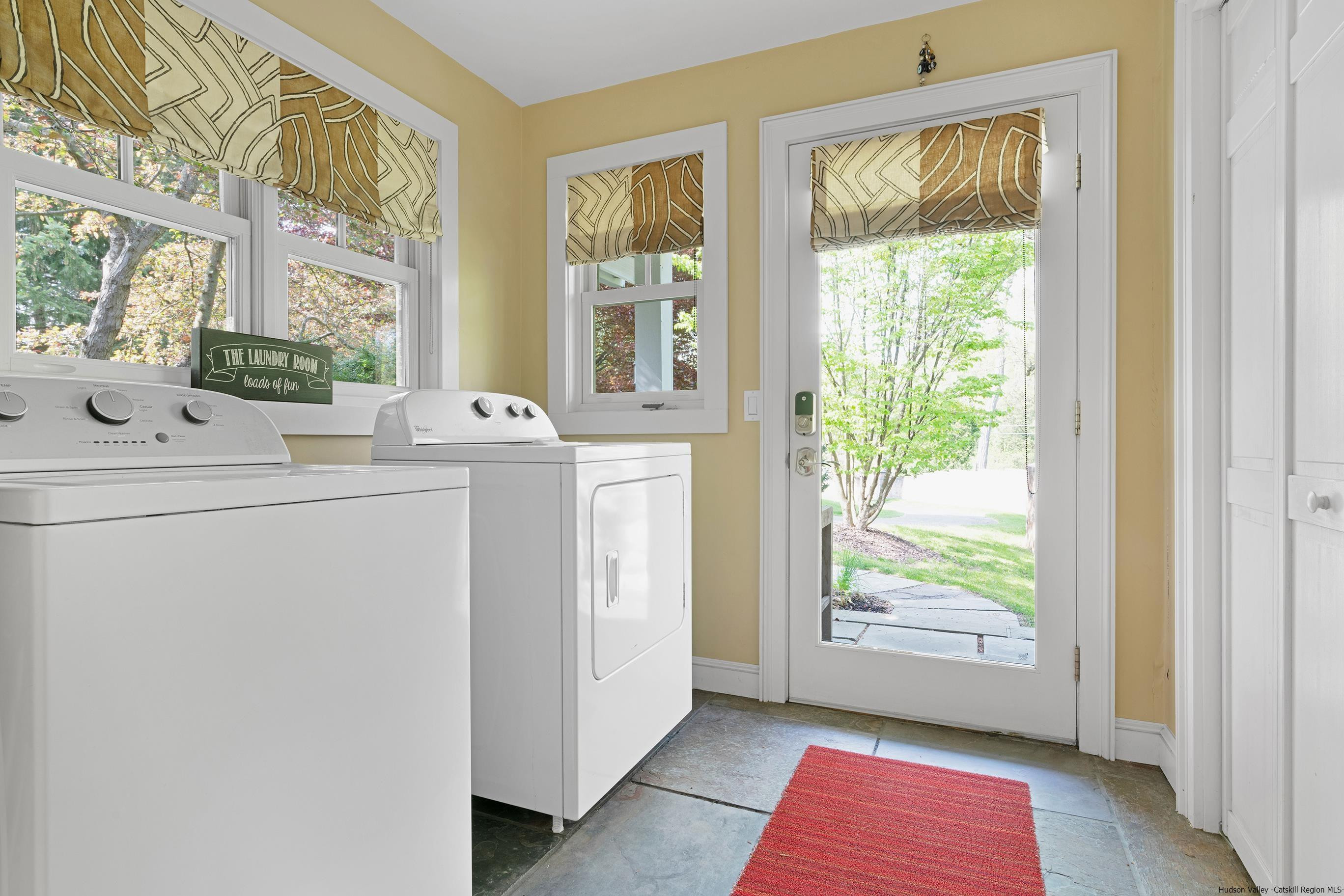 42 Union Center Road Ulster Park, NY 12487 - Photo 26 of 35 a utility room with dryer and washer