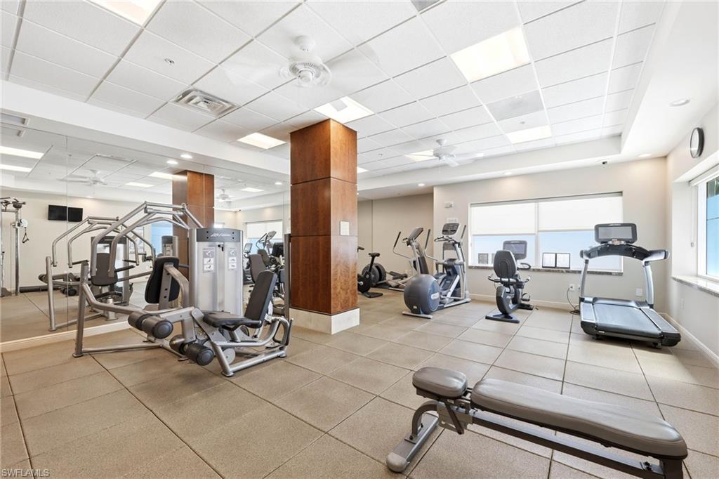 265 Indies Way, Unit 701 Naples, FL 34110 - Photo 40 of 50 a view of a room with gym equipment