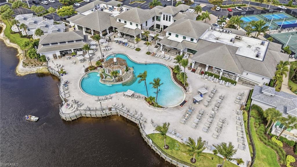 265 Indies Way, Unit 701 Naples, FL 34110 - Photo 49 of 50 an aerial view of a swimming pool
